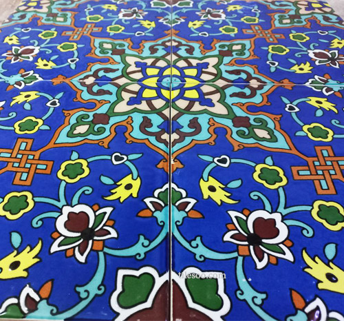 طرح کاشی هفت رنگ