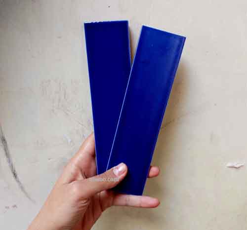 نمونه کاشی دست ساز مترویی(تک رنگ)