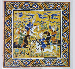 خرید کاشی هفت رنگ دست ساز