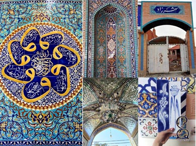 انواع کاشی سنتی - معرفی ۱۰ شاهکار هنر ایرانی + راهنمای انتخاب کاشی سنتی