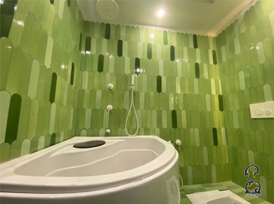 زیباترین رنگ کاشی حمام و سرویس بهداشتی