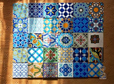 زیباترین کاشی و سرامیک حمام و دستشویی طرح دار 15 در 15