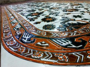 طرح کاشی دست ساز سنتی + نمونه کارها