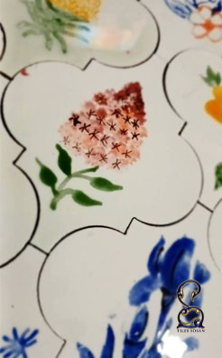 طرح نقاشی کاشی ساده