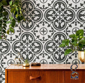 کاشی 30 در 30 برشی طرح دار