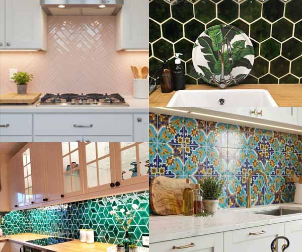 برای کابینت سفید چه کاشی بین کابینتی مناسب است؟