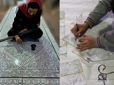 کارگاه ساخت گنبد و گلدسته مسجد