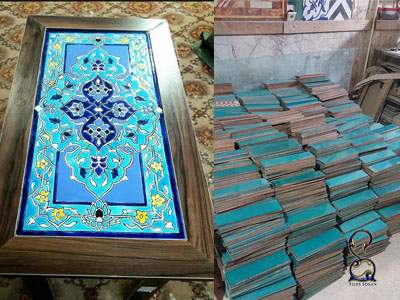کاشی کاری ایرانی فیروزه ای