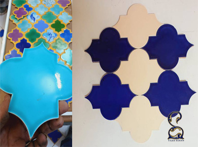 کاشی ابی سنتی ترنج